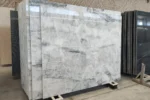Frozen Blue Vein Marble Slab, Frozen White Marble Slab