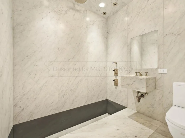 Persian Carrara Marble Bathroom