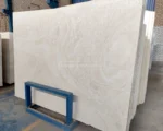 Super White Travertine slab for architectural stone projects
