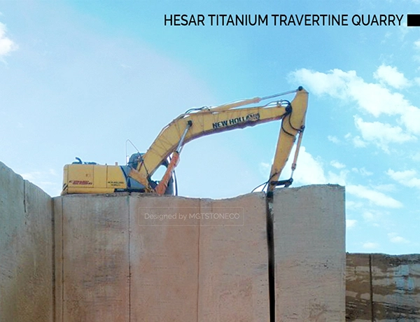 hesar titanium travertine quarry 1